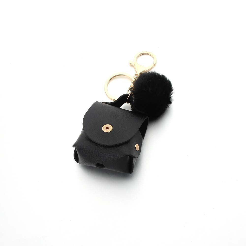 Wholesale Coin Purse Headphone Cover Fur Ball Keychain